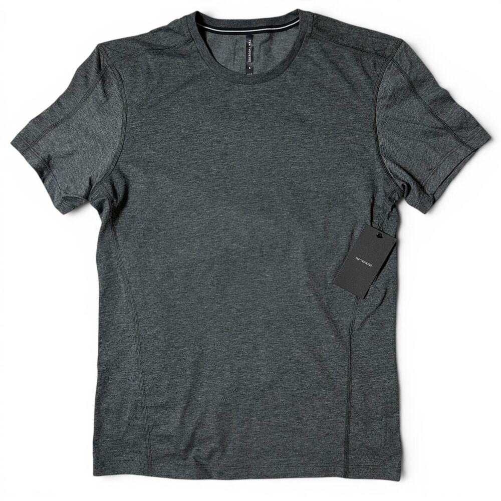 Ten Thousand Durable Tee Mens Size S Charcoal Short Sleeve Athletic Workout NWT